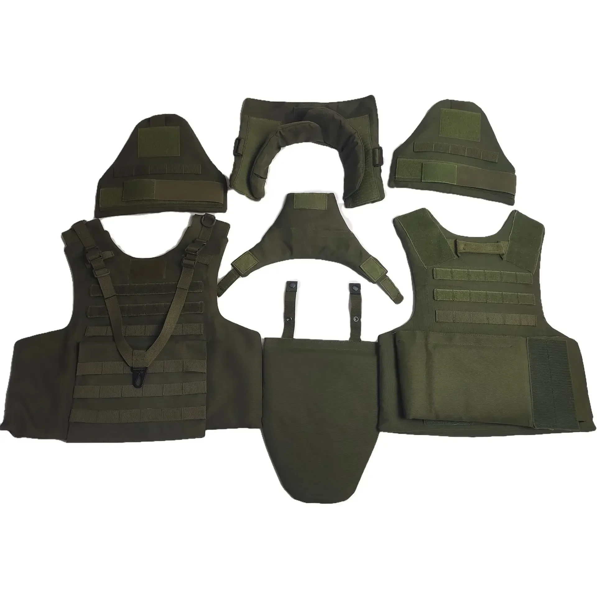 Full Protective Hunting Tactical Vest Outdoor Molle Plate Carrier Tactics Camouflage Equipment Collar Shoulder Protector