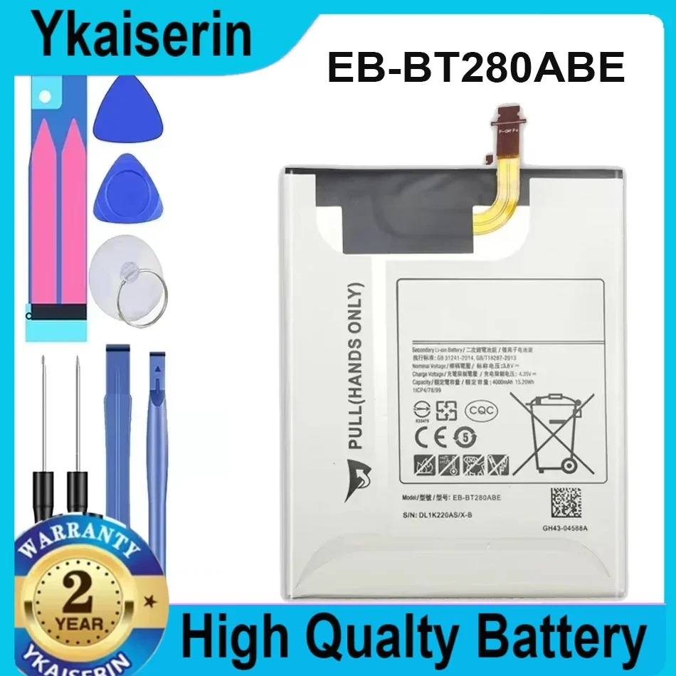 Tablet EB-BT280ABE 4000mAh Battery for Galaxy Tab A 7.0 SM-T280 T280 T285 Tablet Batteries Warranty  +Tools + Track NO