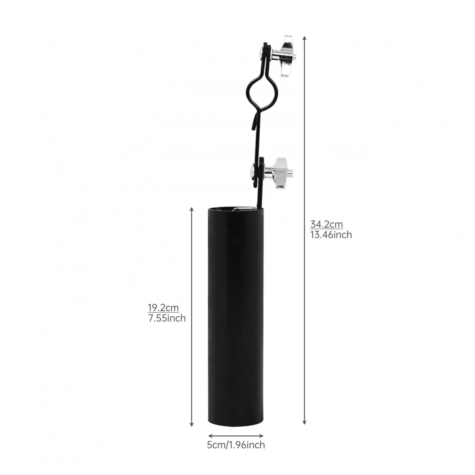 Carbon Steel Drumstick Holder Container with Steel Support Frame, Drum Set Drum Stick Storage Organizer