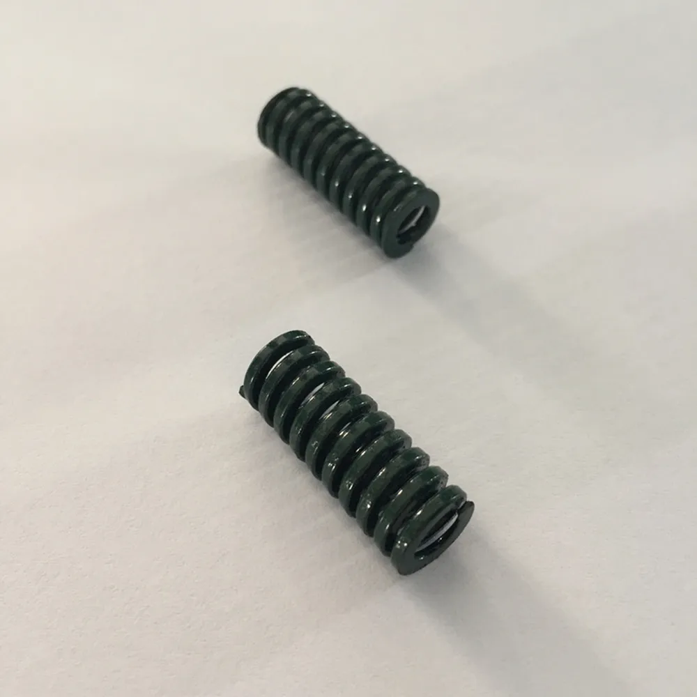 Molla di compressione verde per carichi pesanti da 2 pezzi 10 x 5 x 25/35/55/65/85/95/100 mm