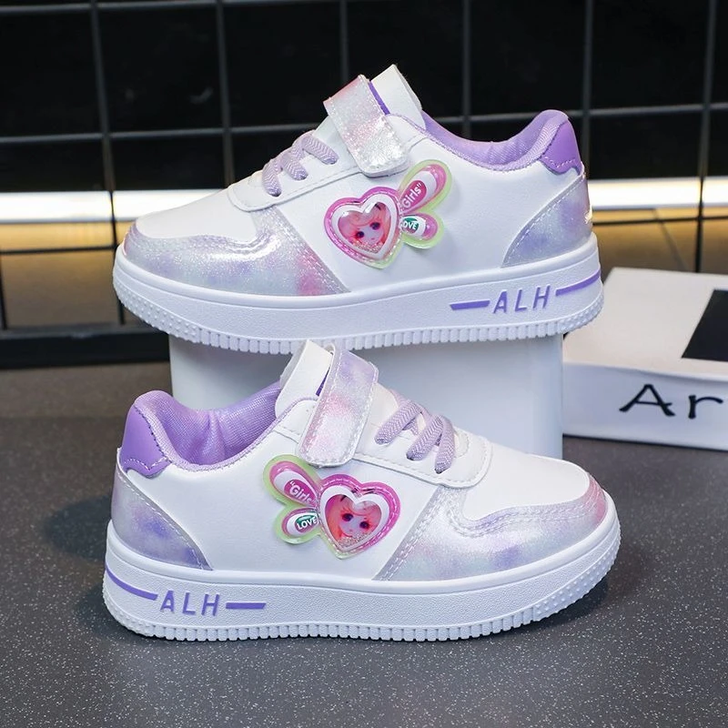 2026 New Girls Autumn Casual Sneakers Cute School Shoes for Kids Soft Sole Lightweight Design Comfortable Breathable