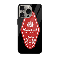 Motel Keychain Phone Cases For Iphone 11 12 13 14 15 16 Pro Max Plus Tempered Glass Cover Hotel David Rose Moira Rose Alexis