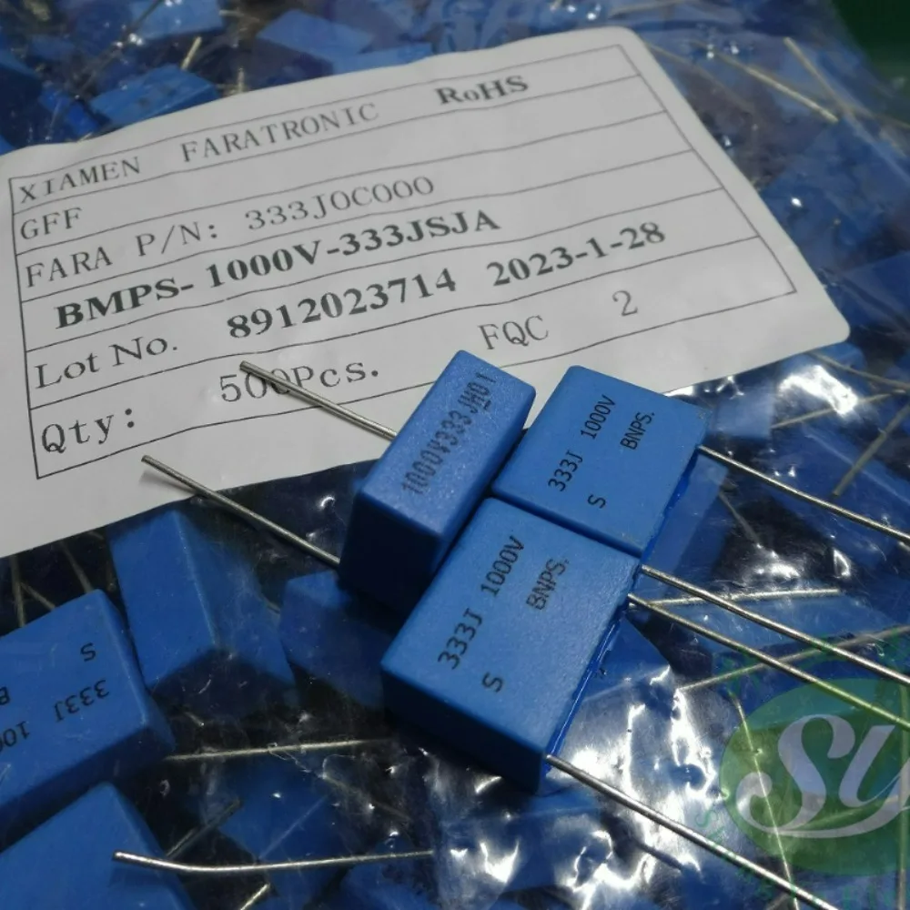 20pcs/lot Fara BMPS 0.033uf 1000V 33nf 333 Brand New 15mm Film Capacitor