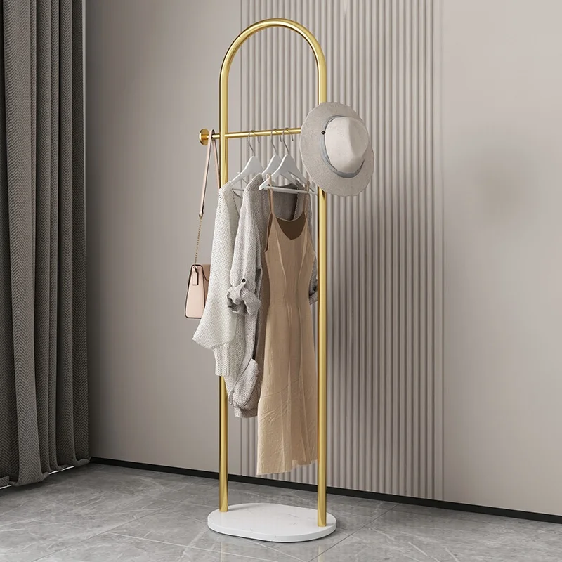 Floor-to-ceiling foldable portable metal hanger multifunctional home furniture