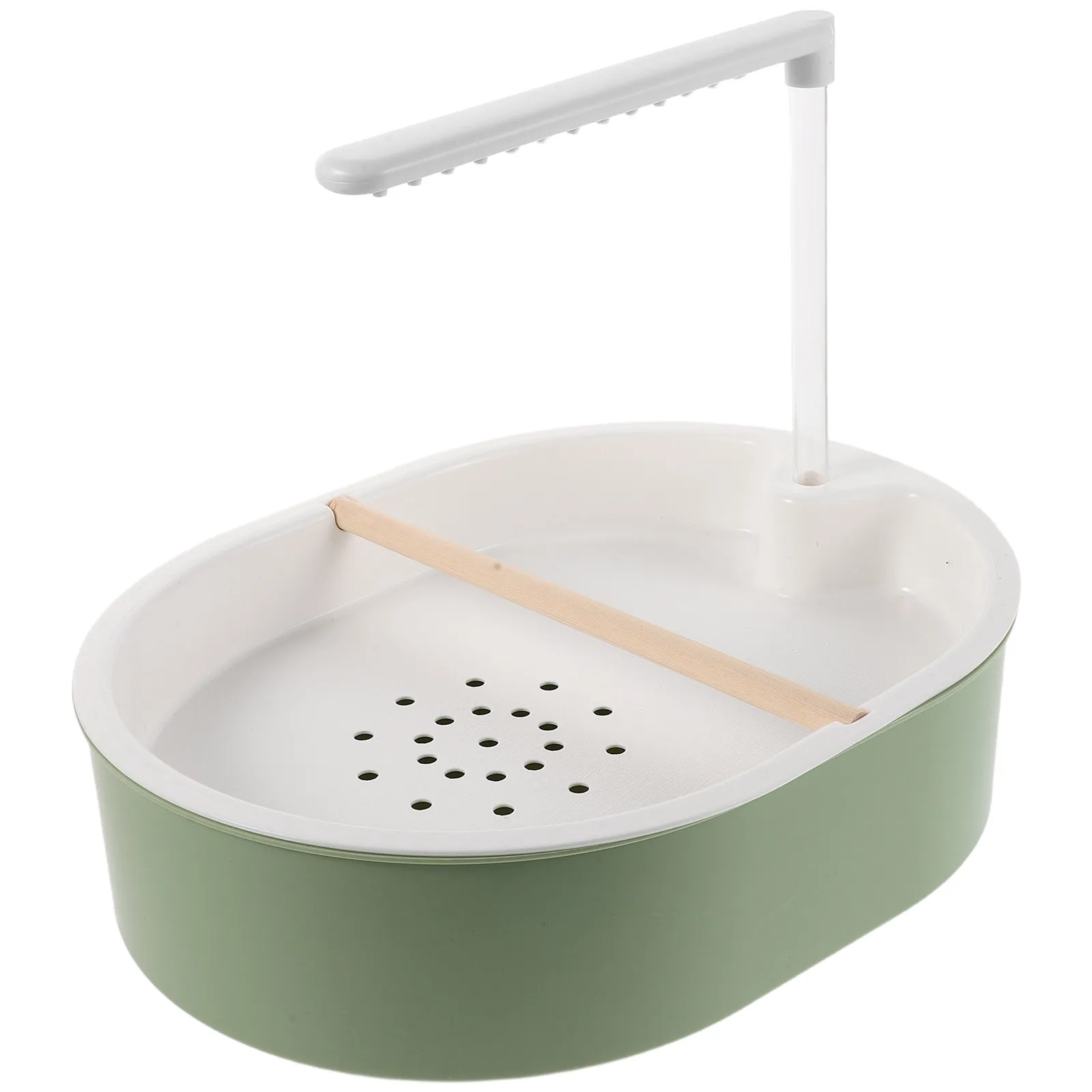 

Ванночка-душ для попугаев, аксессуар для клетки, для мелких и средних птиц, для игр в воде, чистки и ухода