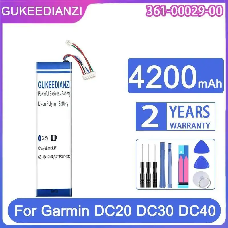 

High Capacity Pet Tracking System Battery 361-00029-00 4200Mah For Garmin Astro DC20 DC30 DC40 Dog 010-10806-00 -01 -20