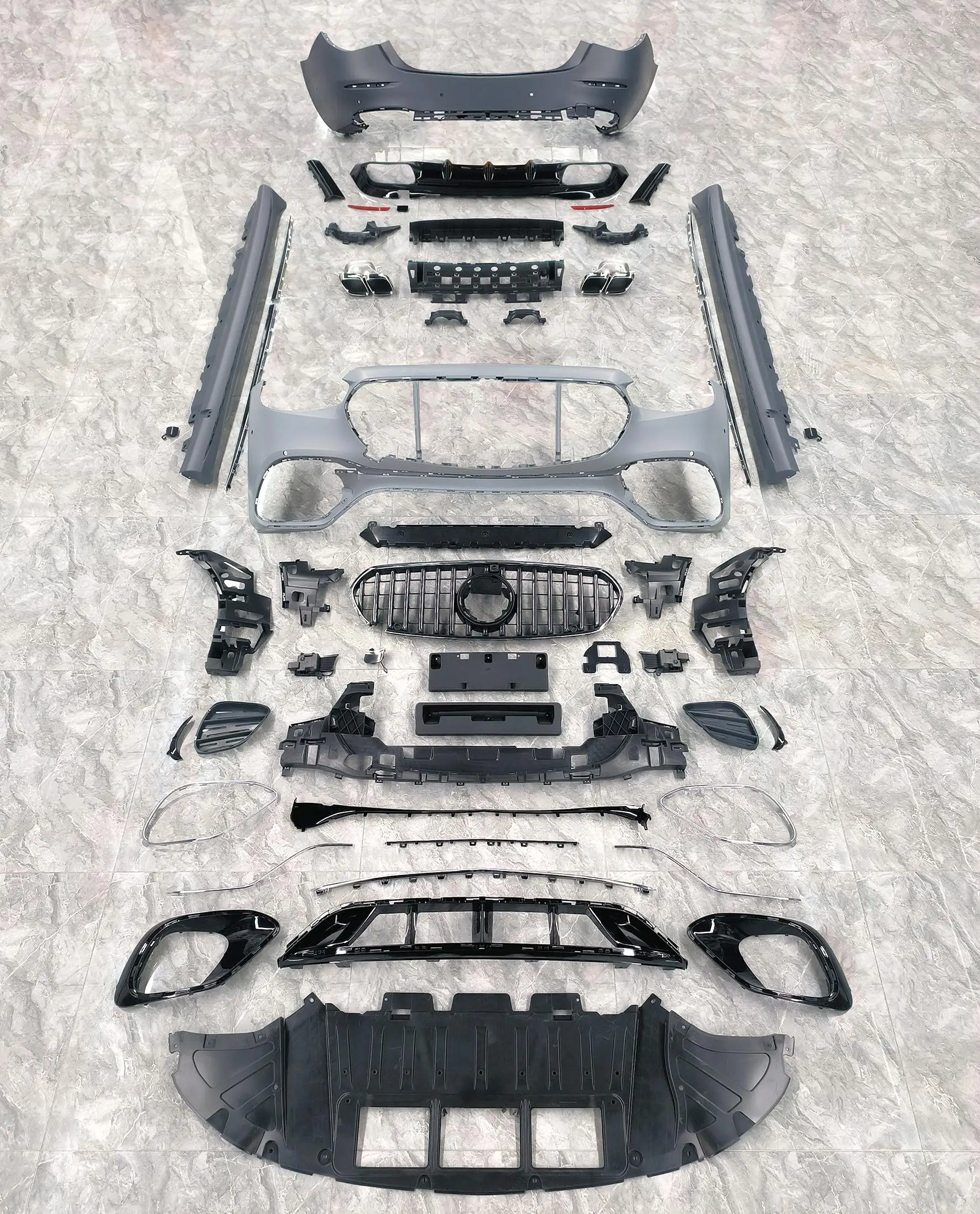 

Factory Hot Selling Easy Installation Bodykit for S Class W223 2020+ Upgrade to S63 Style New Auto Part with Bumpers Side