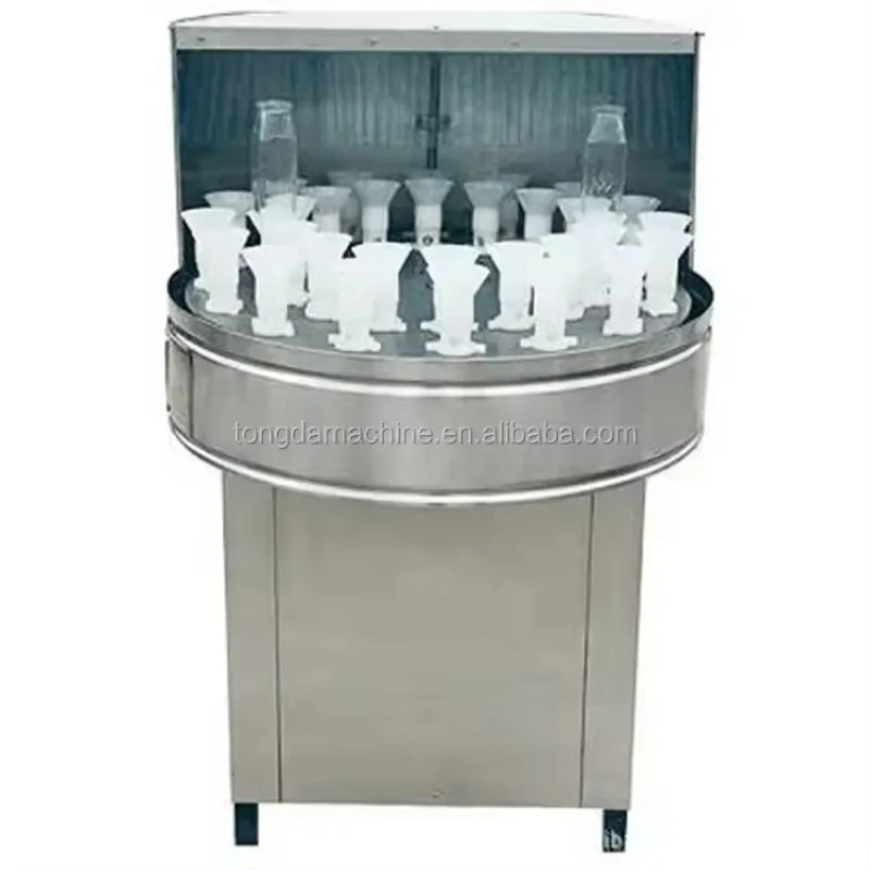 

New Small Semi-automatic Wine Bottle Washing Machine Manual Better Control Restaurant Food Beverage Chemical Wood Plastic