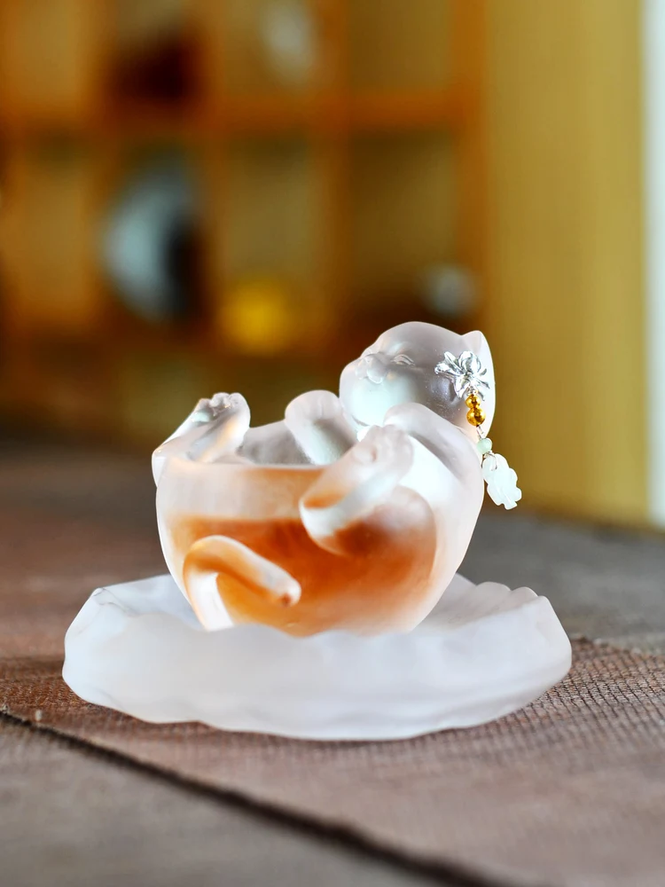 

Handmade Ancient Method Heat Resistant Owner Cup Tea Cup Single Cup Gongfu Tea Set Luxury Gift Beautiful Chinese Sle Cer...