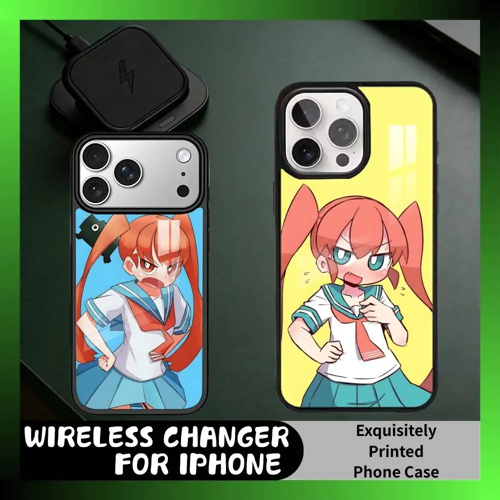 

How Clumsy U-Ueno-san Phone Case For iPhone17,16,15,14,13 Plus,Pro Max Magnetic For Magsafe Wireless Charging