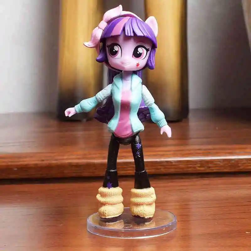 My Little Pony Anime Cartoon Twilight Sparkle Rainbow Dash Desktop Ornament Model Toy Pvc Doll Decoration Gift