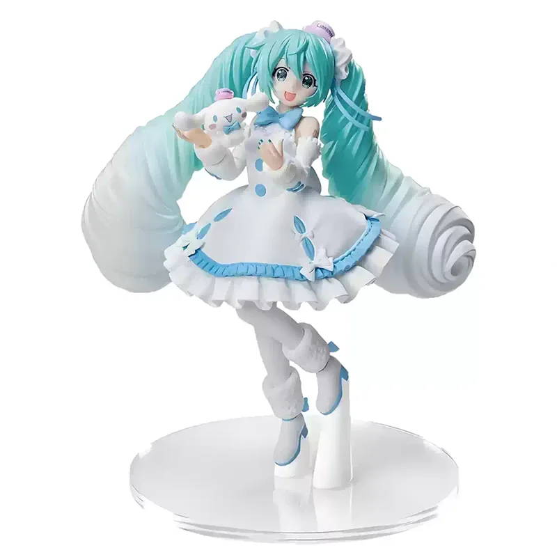 [Original Genuine] In Stock Sega Luminasta Hatsune Miku White Dress Ver PVC The Animation Figure Model Collector Figurine Toys