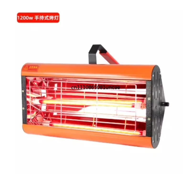 

Портативная инфракрасная лампа для сушки краски 1200 Вт для ремонта кузова автомобиля, коротковолновый нагреватель для запекания краски