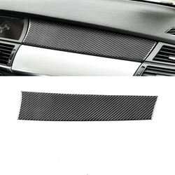 For BMW X5 E70 X6 E71  Car Dashboard Panel Cover ​Decorative Trim 2008 2009 2010 2011 2012 2013 Carbon Fiber LHD