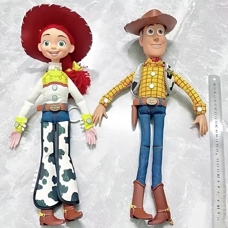 جديد وصول حار بيع الذكرى كاوبوي وودي جيسي سحب خط الحديث التفاعلية دمية Kawaii هدايا هدايا عيد الميلاد اللعب