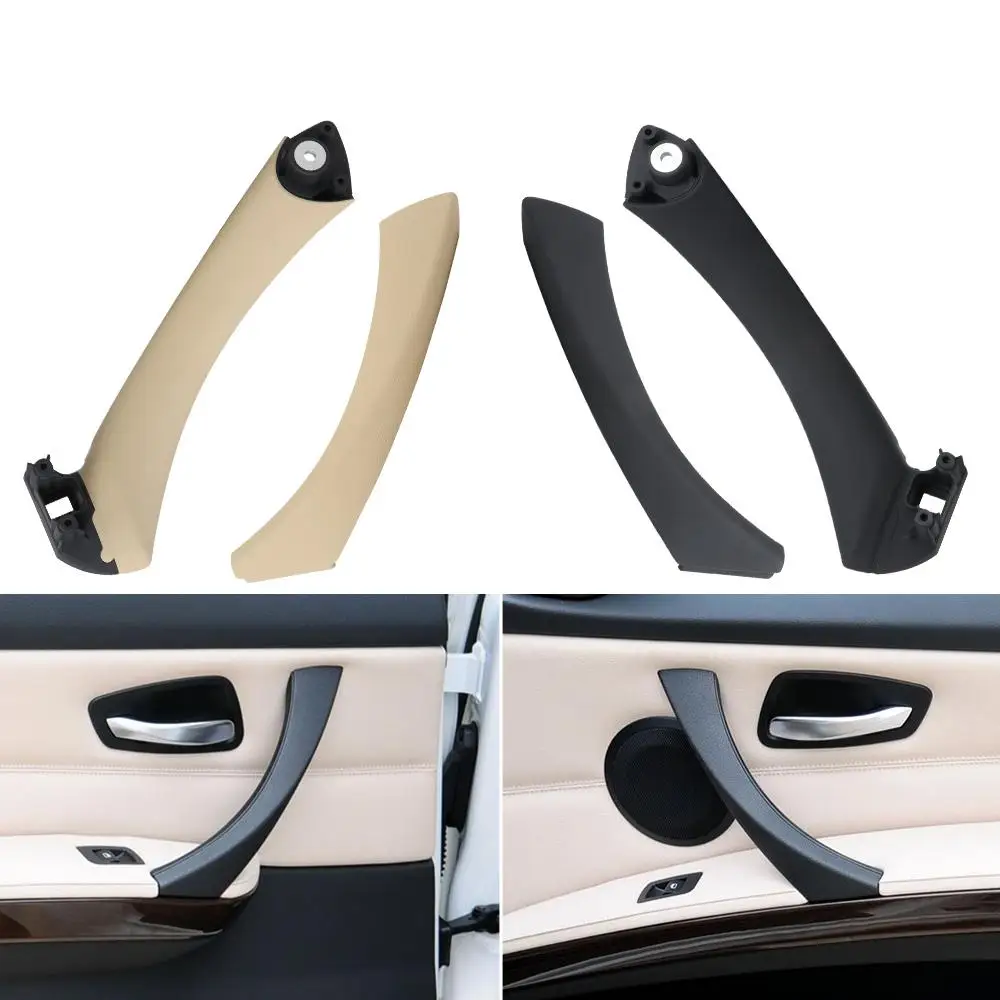 

Car Interior Door Pull Handle With Cover Trim Replacement For BMW E90 3 Series 320 323 325 330 51417230850