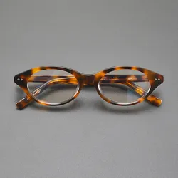 High quality cat-eye glasses for men and women Fashion acetate optical glasses frame Luxury brand makes prescription glasses