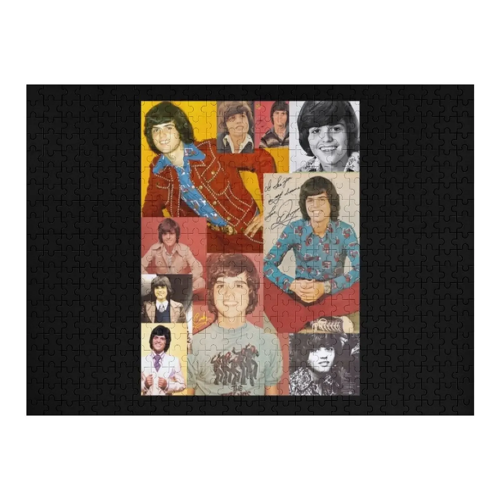 

Donny Osmond Collage Jigsaw Puzzle Custom Child Diorama Accessories Custom Jigsaw Customizeds For Kids Puzzle