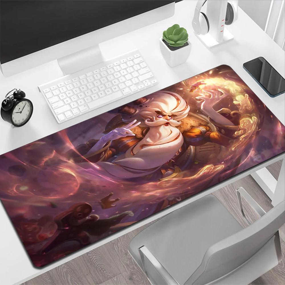 League of Legends Zilean Gaming Mouse Pad Large Mouse Pad PC Gamer Computer Mouse Mat Big Mousepad Keyboard Desk Mat Mause Pad