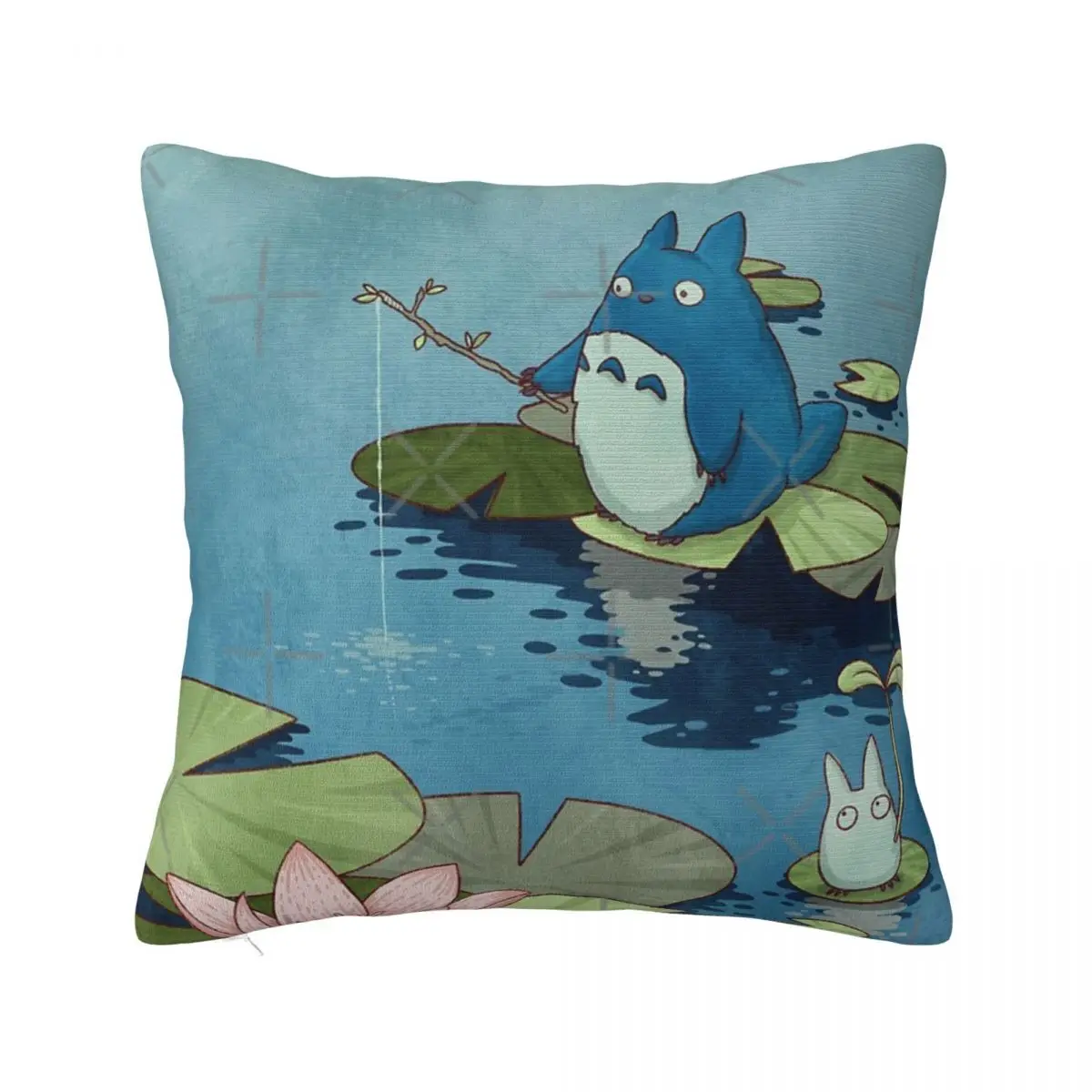 Fishing In The Pond Cushion Pillowcase 40X40 Anime Body Pillow Case Pillow Case Pillow Cover