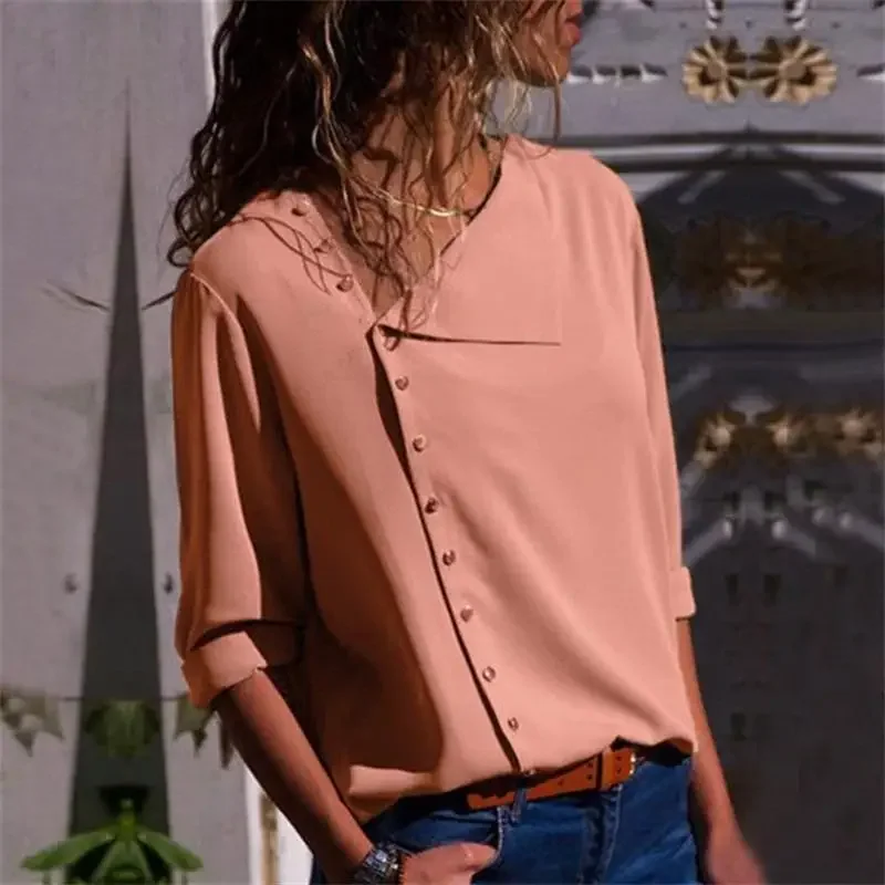 

Women Blouse Shirt 2025 Autumn Office Ladies Blouses Long Sleeve Womens Tops and Blouses Work Black Top Female Blusa Plus Size