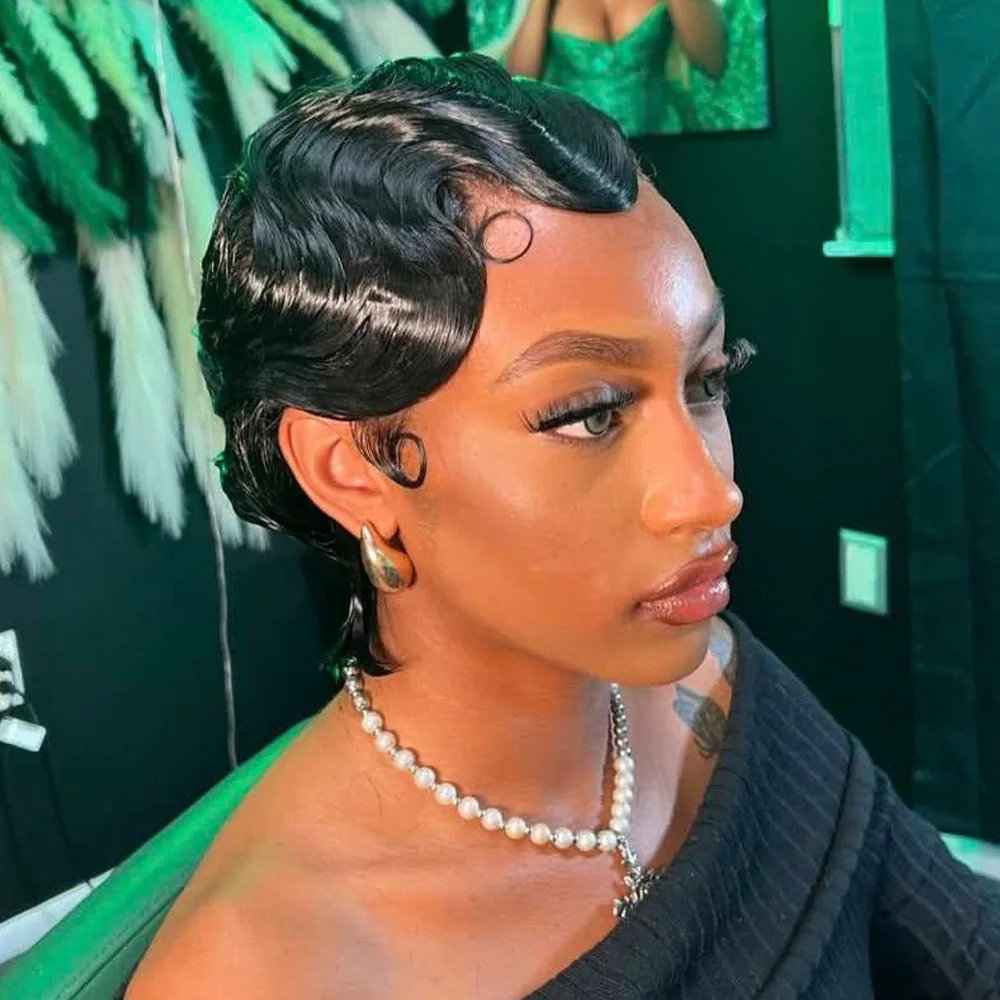 Short Finger Wave W…