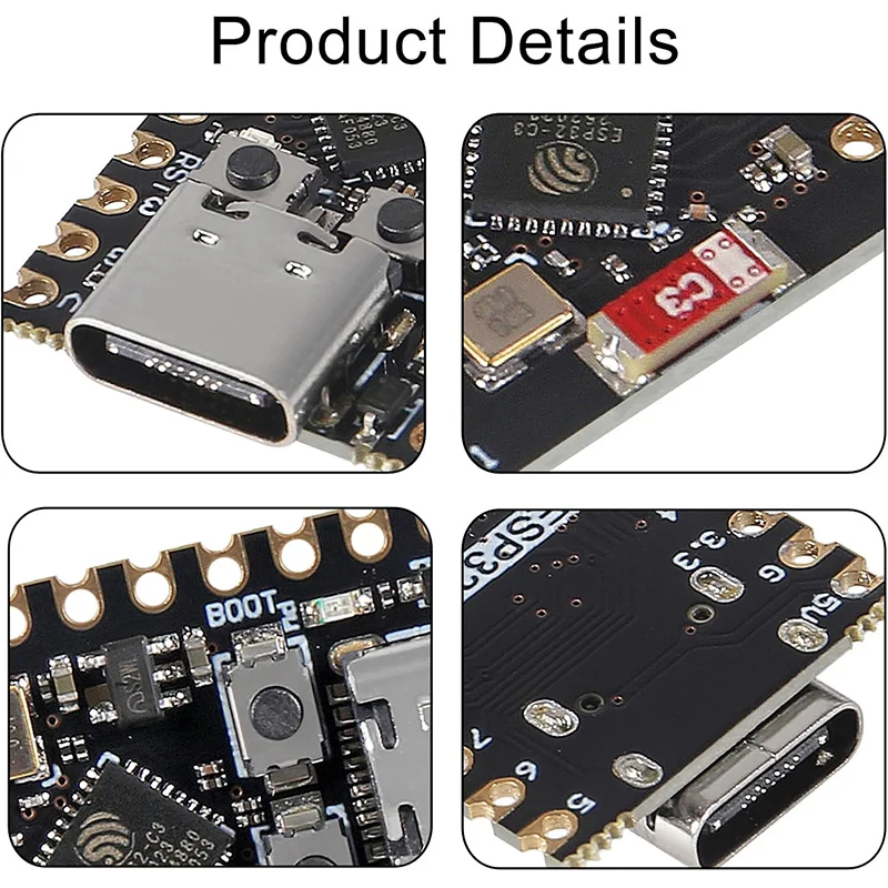 ESP32-C3 MINI Development Board ESP32 SuperMini Development Board ESP32-C3 Development Board WiFi Bluetooth Expansion Board