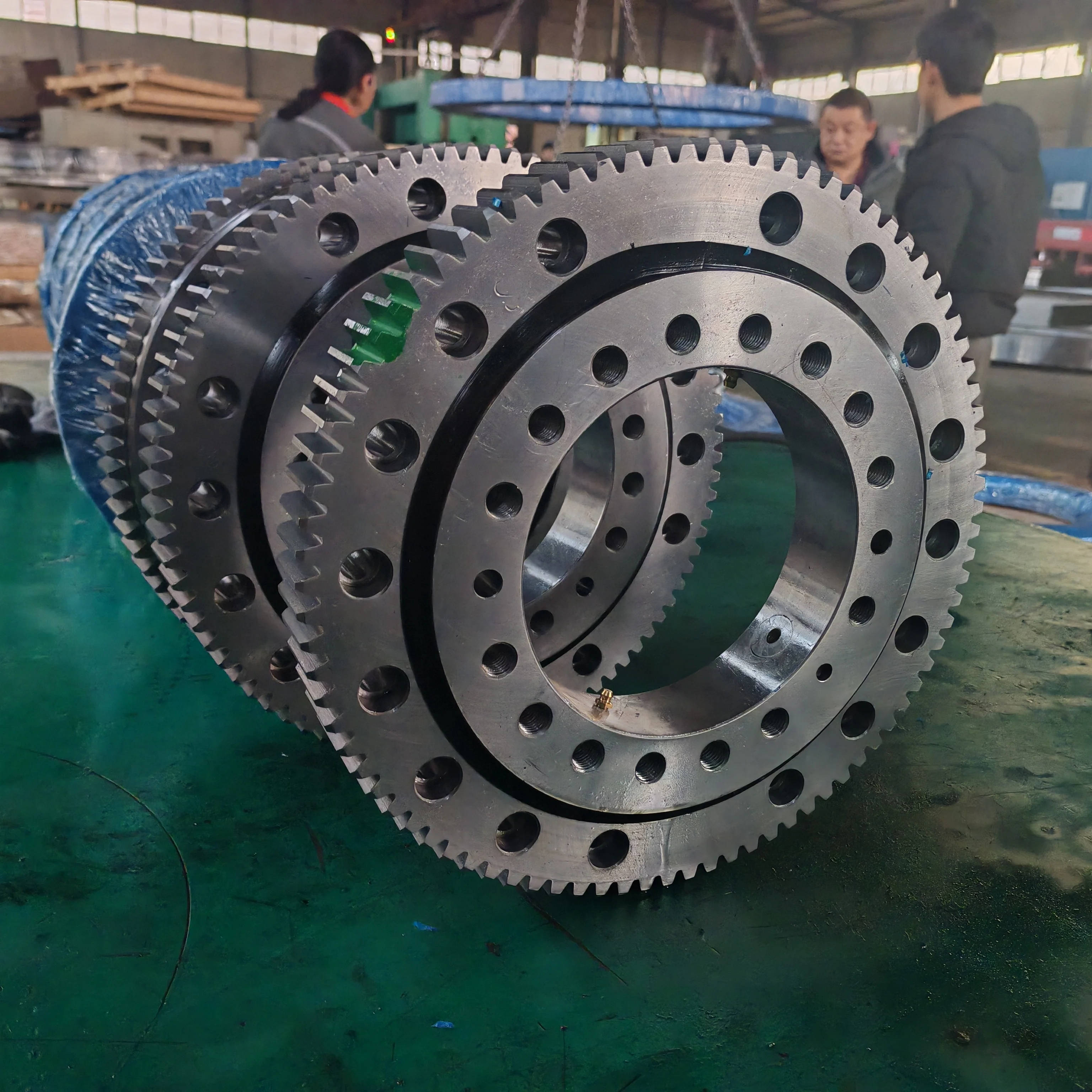 Small External Gear Slewing Bearing Compact Turntable Bearing Light Duty Slewing Ring for Light Machinery Factory Direct Custom