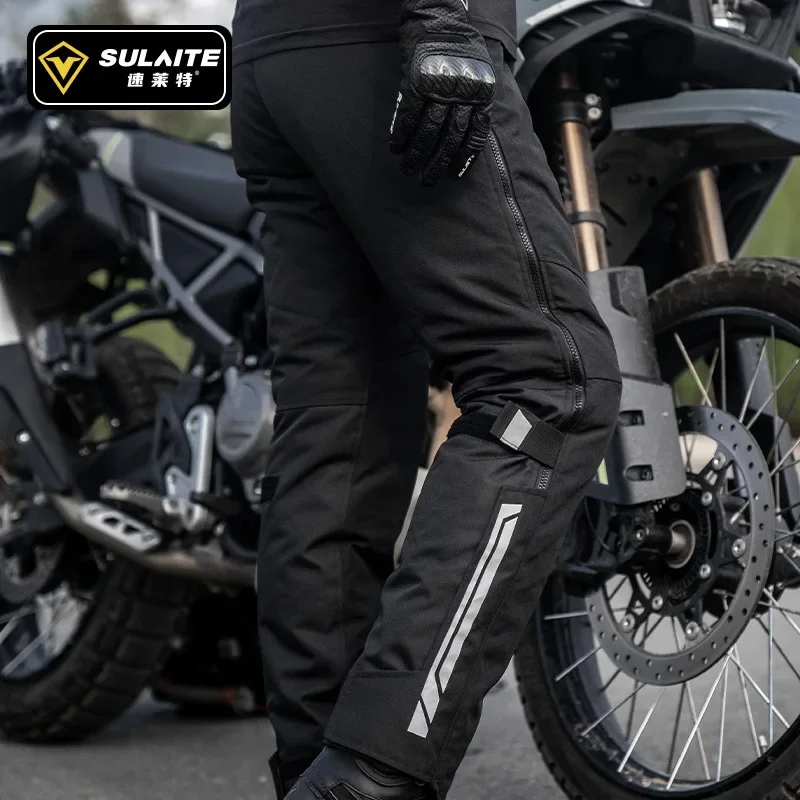 motorcycle pants Motorcycle riding pants fall and winter warm windproof cold quick release speed pants