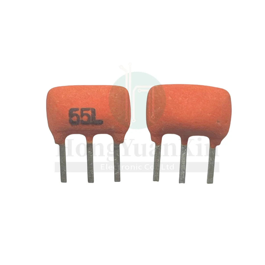 40pcs/ 455K ceramic filter CFAL-455 455KHZ in-line 3-pin original dongguang