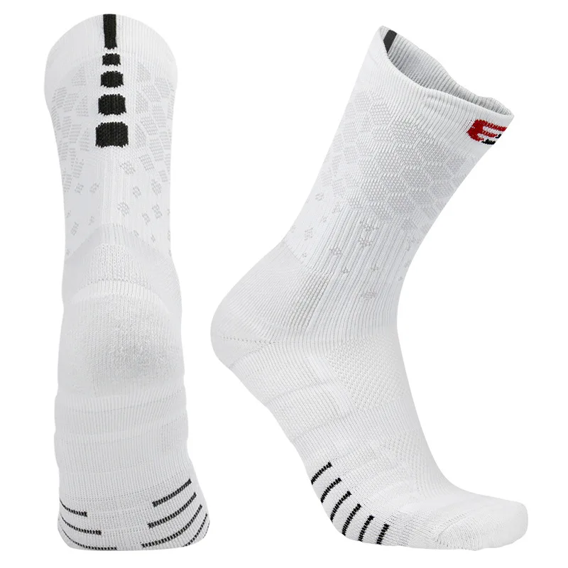 Professional Elite Basketball Socks Non-slip Middle Thickened Cushion Towel Breathable Moisture Wicking Sports Running Socks