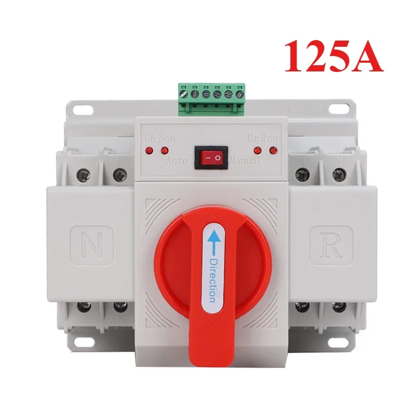 63A 125A 2P 3P 4P ATS Dual Power Automatic Transfer Switch 380V 400V Type CB MINI Auto Sal Switches Circuit Breaker