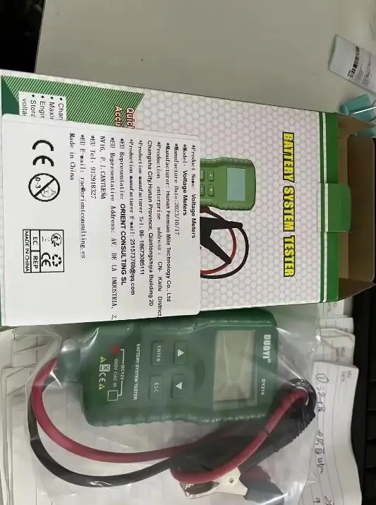Reliable hot DY219 12V Car Battery Charger Tester Digital Automotive AH 2000CCA Voltage Battery Test Load Analyzer Diagnostic Ca