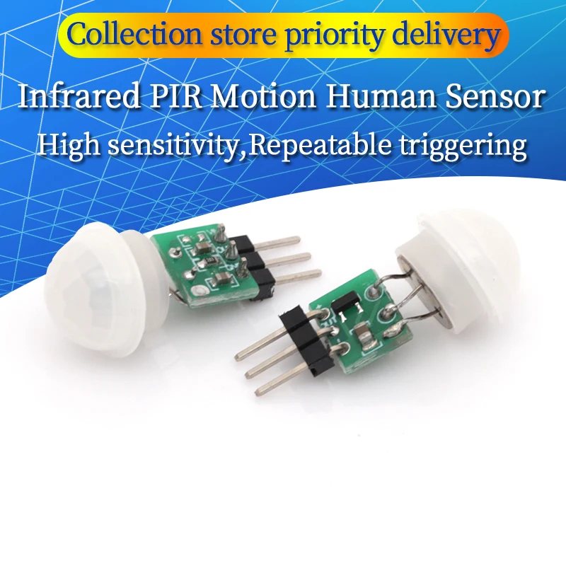 Mini IR Pyroelectric Infrared PIR Motion Human Sensor Automatic Detector Module AM312 Sensor DC 2.7 to 12V