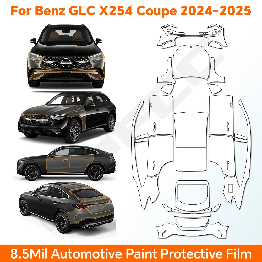 

9Mil TPU Pre-Cut Clear Bra PPF Self Healing Anti-Scratch Car Body Protective Film