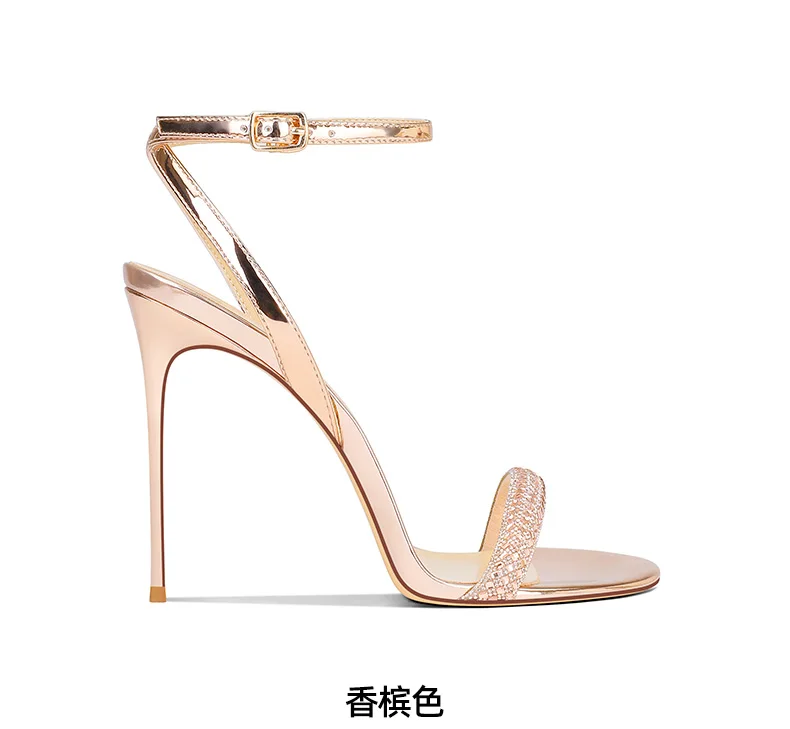 2025 New Spring Patent Leather Black Stiletto High Heels Femininity Shallow Mouth Single Shoes Pointed