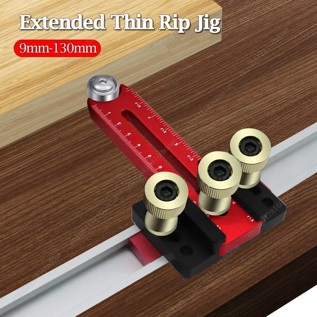 

Extended Thin Rip Jig Table Saw Jig Stock Guide Precision Fence Guide for Making Repetitive Narrow Strip Cuts on Table Saws