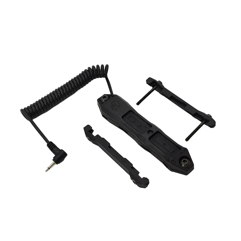 Tactische Drukschakelaar 2.5Mm 3.5Mm Stekker Peq15 Dbal Airsoft Wapen Accessoires M-Lok 20Mm Rail