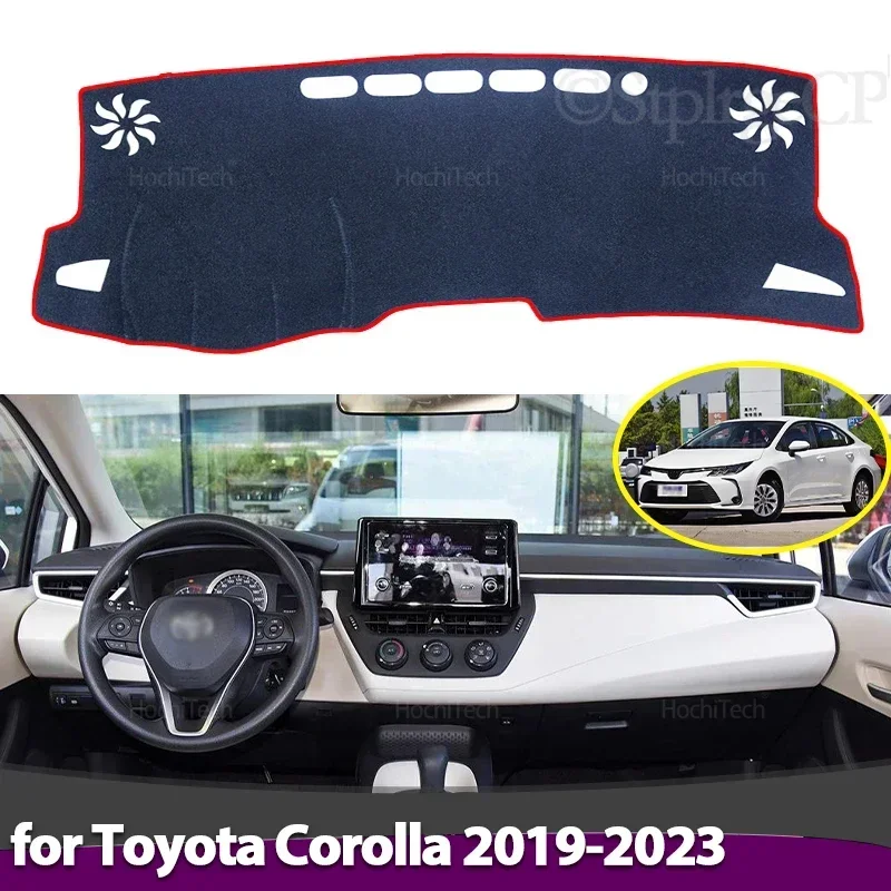 Anti-Rutsch-Armaturenbrett-Abdeckung, Schutzpolster, Autozubehör, Sonnenschutz, Teppich für Toyota Corolla E210 210 2019 2020 2021 2022 2023