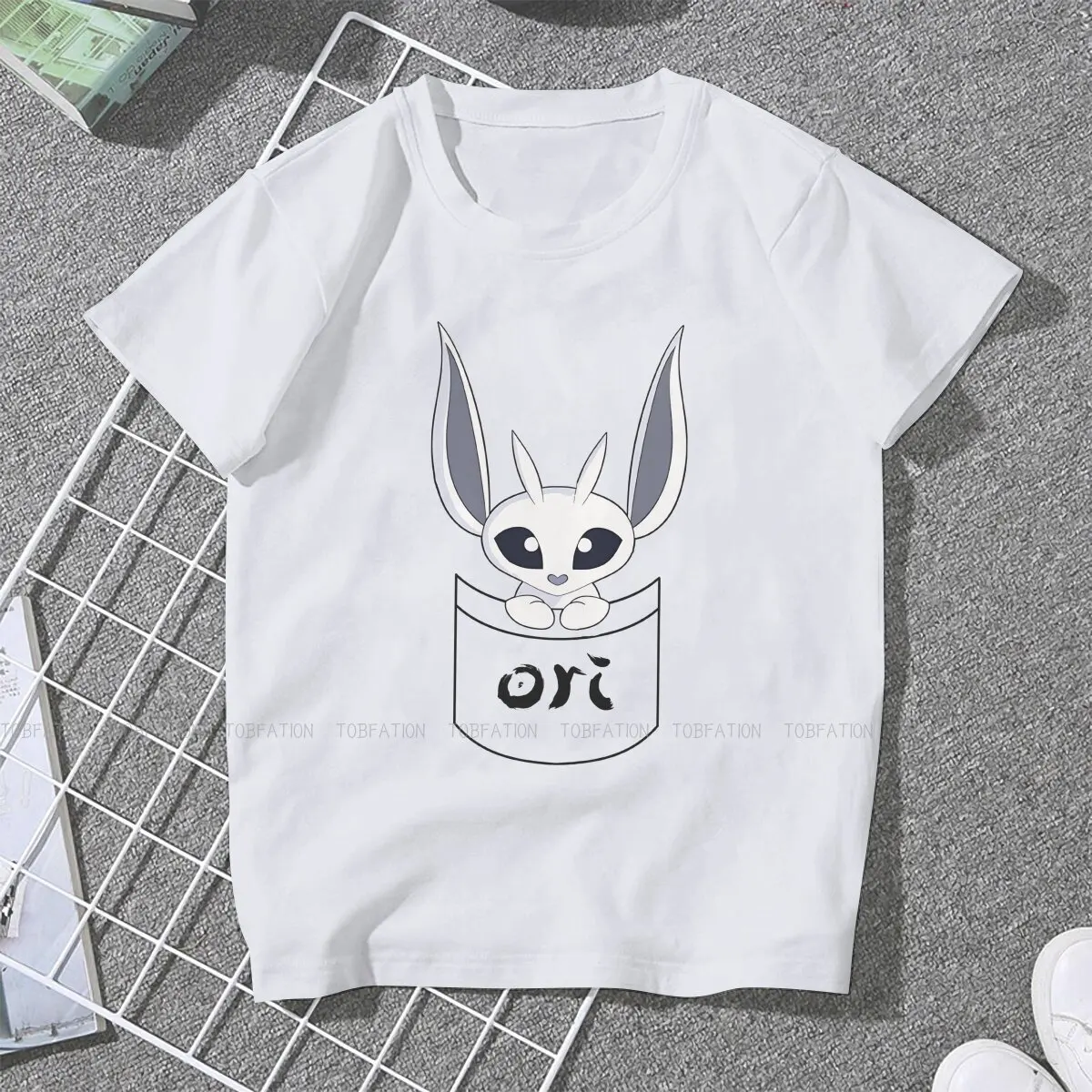 Pocket Kawaii Girls Women T-Shirt Ori and The Blind Forest 5XL Blusas Harajuku Casual Short Sleeve Vintage Tops