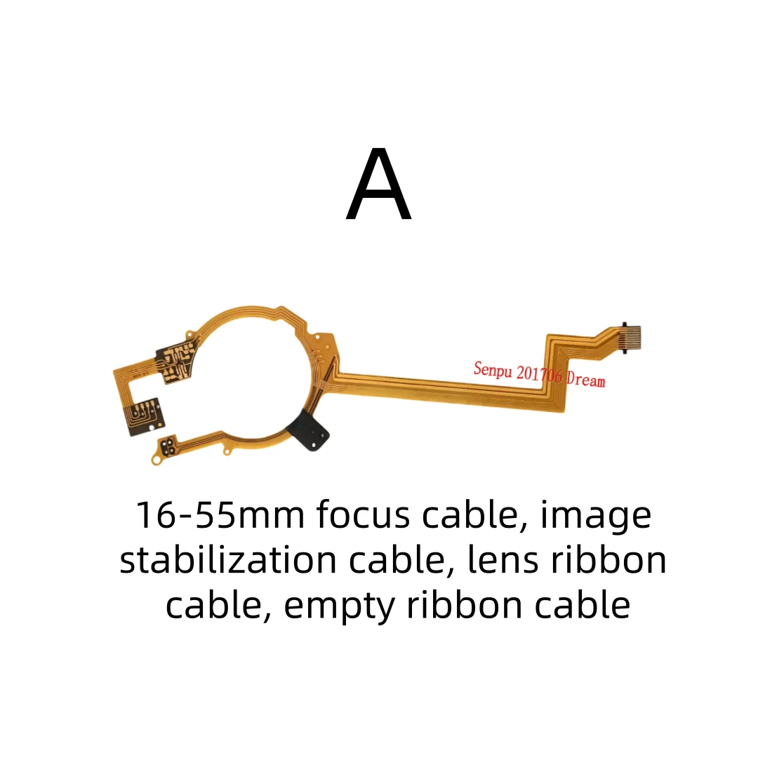 For Fuji 16-55 Lens Focus OIS Anti-Shake Flex Ribbon Cable Replacement, Blank Flex Cable & Flex With Components Mirrorless Lens