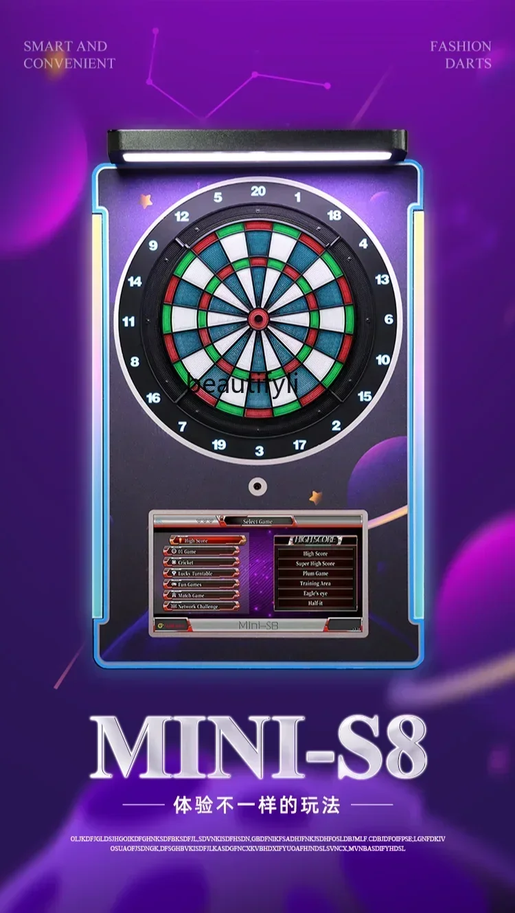 Jjs All-Intelligent All-in-One Machine Safety Metal Professional Networking Game Coin Insert Machine Dart Machine