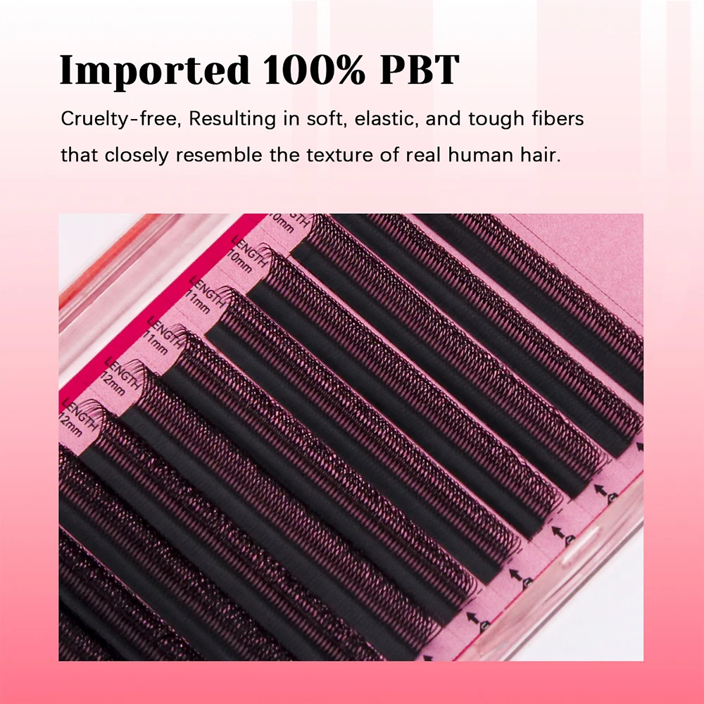 Nieuwe Trend U-vorm 3D 4D 5D 6D Wimperverlenging 0.07mm Dikte Denser Slanke Cilios U Stijl Volume Nep wimpers door MASSCAKU