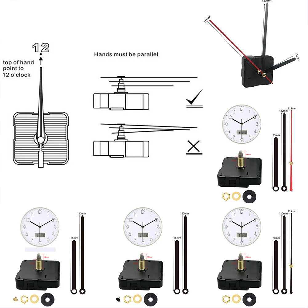 

Accessories Clock Movement Electrical Box Wall Clocks For Craft Clocks Maintenance Metal Wall Clocks 56*56*16mm