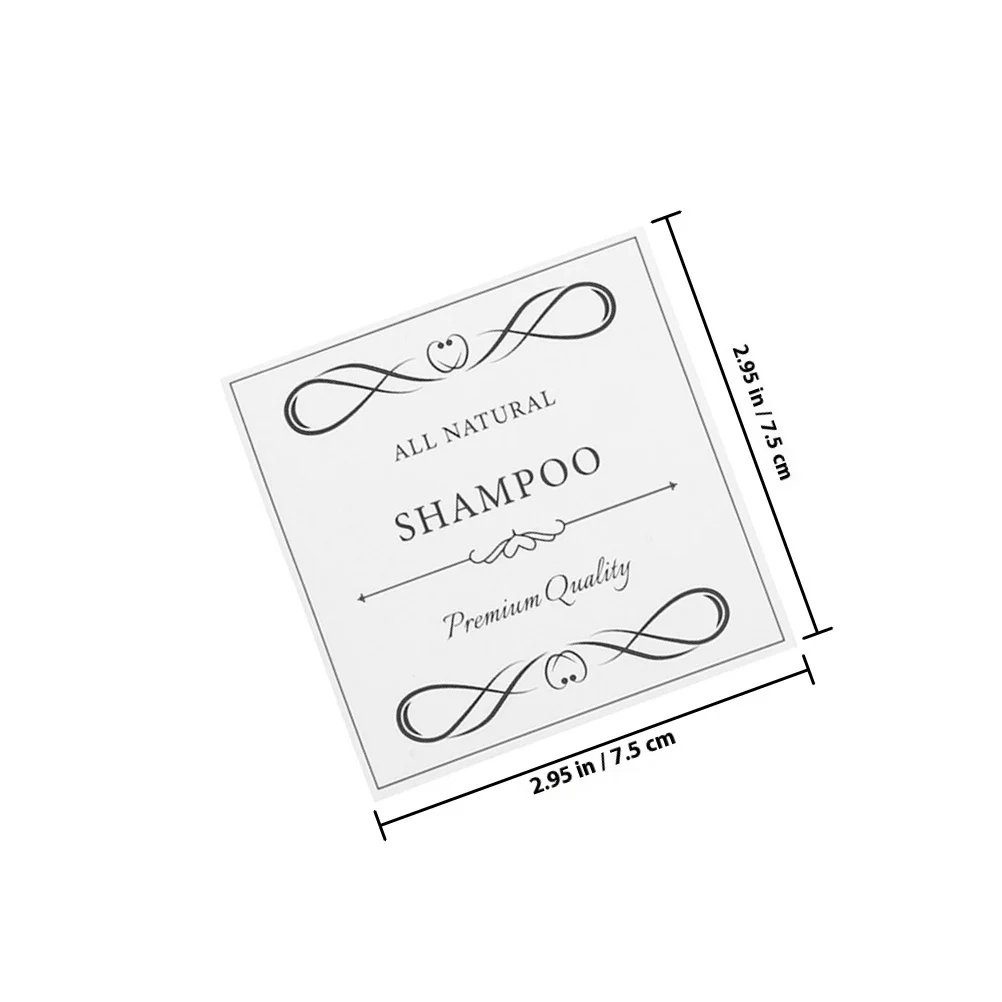 12pcs Waterproof Sticker Self-Adhesive Bathroom Labels For Soap Dispenser Hand Lotion Shower Bottles Minimalist Style