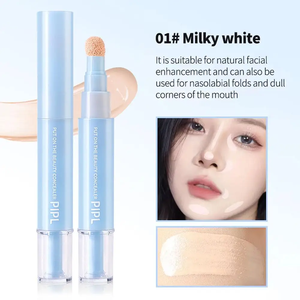 Pluma correctora hidratante, resaltador líquido hidratante, barra iluminadora facial, base de contorno, crema, maquillaje de belleza facial