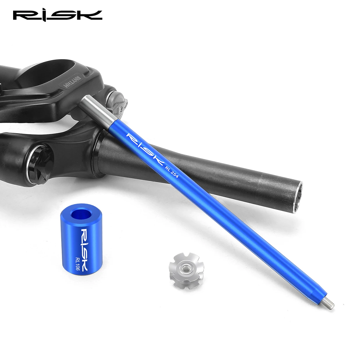 RISK Bike Bicycle Fork Star Nut Removal and Installation Driver Tool Repair Installer 1-1/8”28.6mm Pressfit Fork Steerer Tool