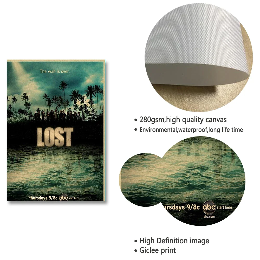 Lost TV Series Retro Poster Collection Abstract Wall Art Prints Modern Canvas Painting Living Room Nordic Home Decor Pictures