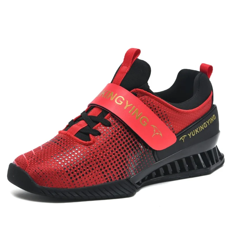 Professional Men Weight Training Shoes Black Red Gym Shoes Mens Top Quality Squat Hard Pull Shoe Man Designer Training Shoe