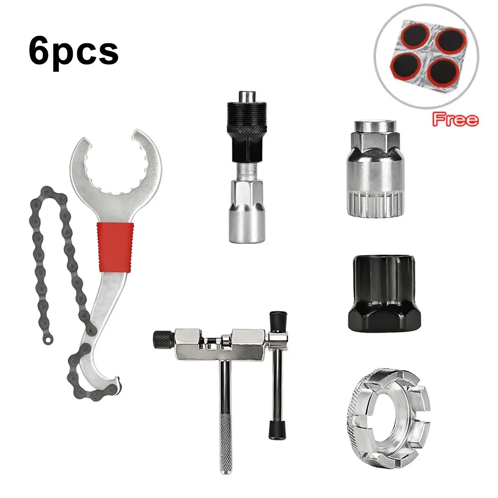 Bike Tool Kit Professioneel fietsreparatiegereedschap met cassetteverwijderaar Moersleutel Kettingbreker Fietsen MTB Racefiets Onderhoudstool